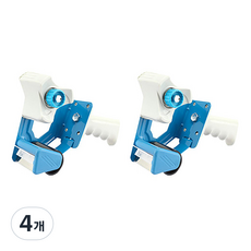 에이비엠코리아 프리미엄 테이프 커터기, 블루, 4개