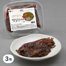 일미식품 입맛살리는 깻잎장아찌 김치, 500g, 3개