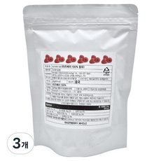 이홈베이킹 100% 동결건조 라즈베리홀 산딸기 과일칩, 30g, 3개