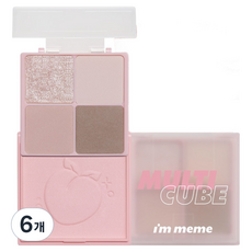 i'm meme 多功能方塊彩妝盤 6.7g, 6個, 10 香脆蜜桃
