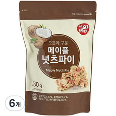 Sikjajaewang 堅果派 堅果, 180g, 6個
