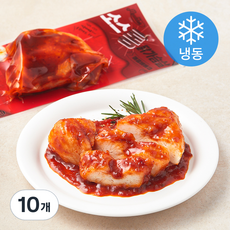 맛있닭 소스 통 닭가슴살 매콤바베큐 (냉동), 100g, 10개, 1개입