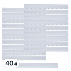 카피어랜드 프로바인드 플라스틱 제본기 호환 스트립 20개입, 7.5mm, 흰색, 2개