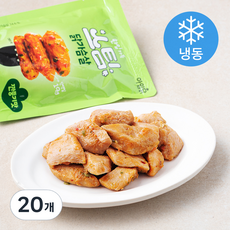 아임닭 한입가득 스팀 닭가슴살 깐풍기 (냉동), 20개, 100g
