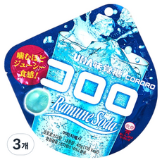 코로로 유하미카쿠토 소다향 젤리, 3개, 40g