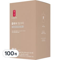공차 클래식 밀크티, 20g, 20개입, 5개