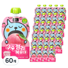 쿠우 젤리 복숭아, 60개, 130ml