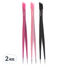 Wontique 多用途精密美甲鑷子3件組, 2套, 混合色