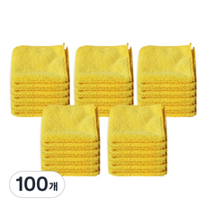 World Clean 多功能超細纖維抹布 小型 黃色, 100個