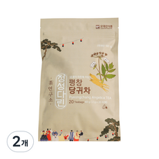정성다린 평창 당귀차, 40g, 2개