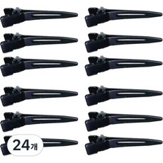 iCore 鯊魚夾 4.5cm, 24個, 黑色