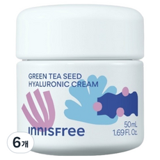 이니스프리 마키토이 그린티 씨드 히알루론산 크림, 50ml, 6개