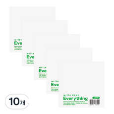 PENPIA 2000 可撕式素色便條紙, 230張, 單一顏色, 10個