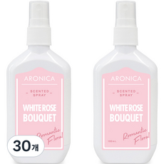 아로니카 센티드 스프레이 화이트로즈부케, 30개, 100ml
