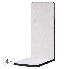 펫츠몬 고양이 프리미엄 크라프트 수직 벽면 스크래쳐, 화이트, 4개