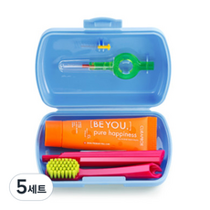 큐라덴 큐라프록스 Travel 치약칫솔 세트 랜덤발송, 5세트