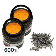 이노공구 목재용 코스나사 델타도금 1334 100p, 600개