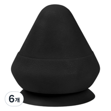 Hatae Small 涼爽按摩球, 6個, 吸附式 黑色