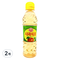 오뚜기 사과식초, 500ml, 2개