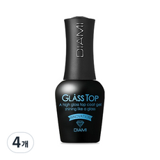 DIAMI Glass Top亮光護色指甲油 DST003, 單色, 4瓶
