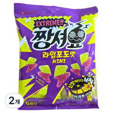 롯데웰푸드 짱셔요 미니 젤리 라임포도맛 6개입, 134g, 2개