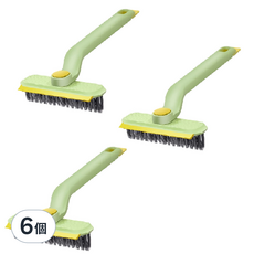 Y863旋轉縫隙刷 四合一 85g, 青草綠, 6個
