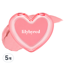 lilybyred Love Beam 雪酪腮紅 3.5g, 03# 水蜜桃果醬, 5個