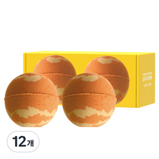 쿤달 버블 앤 스파클링 배쓰밤 일랑일랑향, 200g, 12개