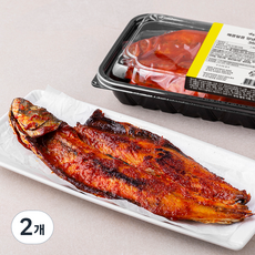 남도애꽃 매콤달콤 양념 고갈비구이, 350g, 2개