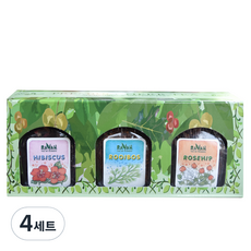 Labati 涼茶迷你瓶 3 件套, 芙蓉、路易波士、玫瑰果, 4組