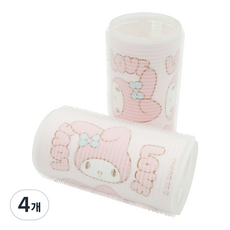 Beauty Home 美樂蒂 Love 髮捲 大, 粉紅色, 4個