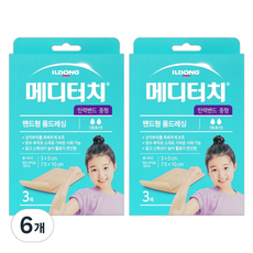 메디터치 탄력밴드형 폼드레싱 3매, 6개