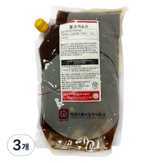 태원식품 불고기 소스, 2kg, 3개
