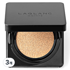 LAQLANC 自然遮瑕男士氣墊 15g, 二號, 3個