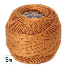 DMC 19號線 80編織刺繡蕾絲線, 435, 5個