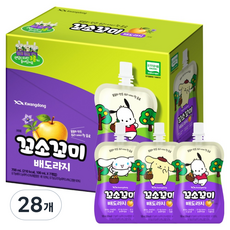 꼬소꼬미 광동 어린이음료 배도라지맛, 28개, 100ml