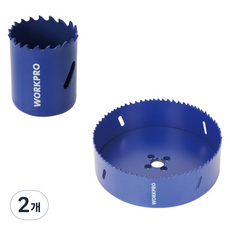 WORKPRO 雙金屬開孔器 長型開孔器 不含心軸 Saw 51mmWP403033, 2個