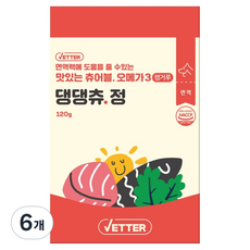 베터 반려동물 댕댕츄정 영양제, 30정, 오메가3, 6개