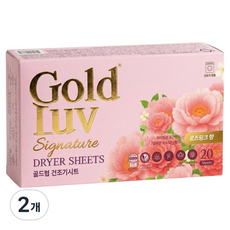 GoldLuv 烘衣紙 玫瑰粉香, 2個, 20入