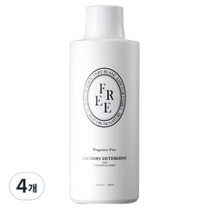 베르블랑 세탁 유아 세제 무향, 1L, 4개