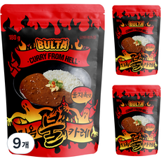 TAEWON FOOD 燃燒地獄辣咖哩 不地獄口味, 180g, 9個