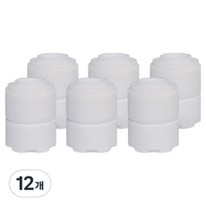 FILTER KLASS Dr.Piell旅行用蓮蓬頭替換濾芯, 12個