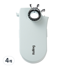 GOLD BRANCH 滾輪式膠帶台 120 x 60 x 20 mm, 藍色, 4個