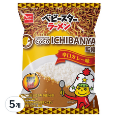 OYATSU 優雅食 BABY STAR 星太郎 辣味咖哩拉麵餅乾, 54g, 5個
