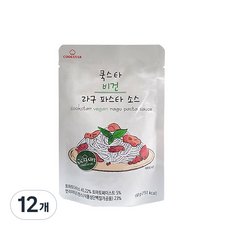 쿡스타 비건 라구 파스타 소스, 150g, 12개