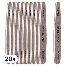 OON 專業棕色淚滴形海綿磨甲棒, 20個