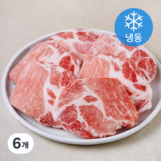 동원 캐나다산 목살 구이용 (냉동), 6개, 2kg