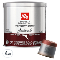 일리 아라비카 셀렉션 과테말라 캡슐커피, 6.7g, 21개입, 4개
