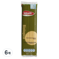 펠리체티 유기농 스파게티니, 500g, 6개