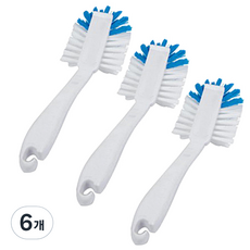 River Green 運動鞋刷, 藍色, 6個